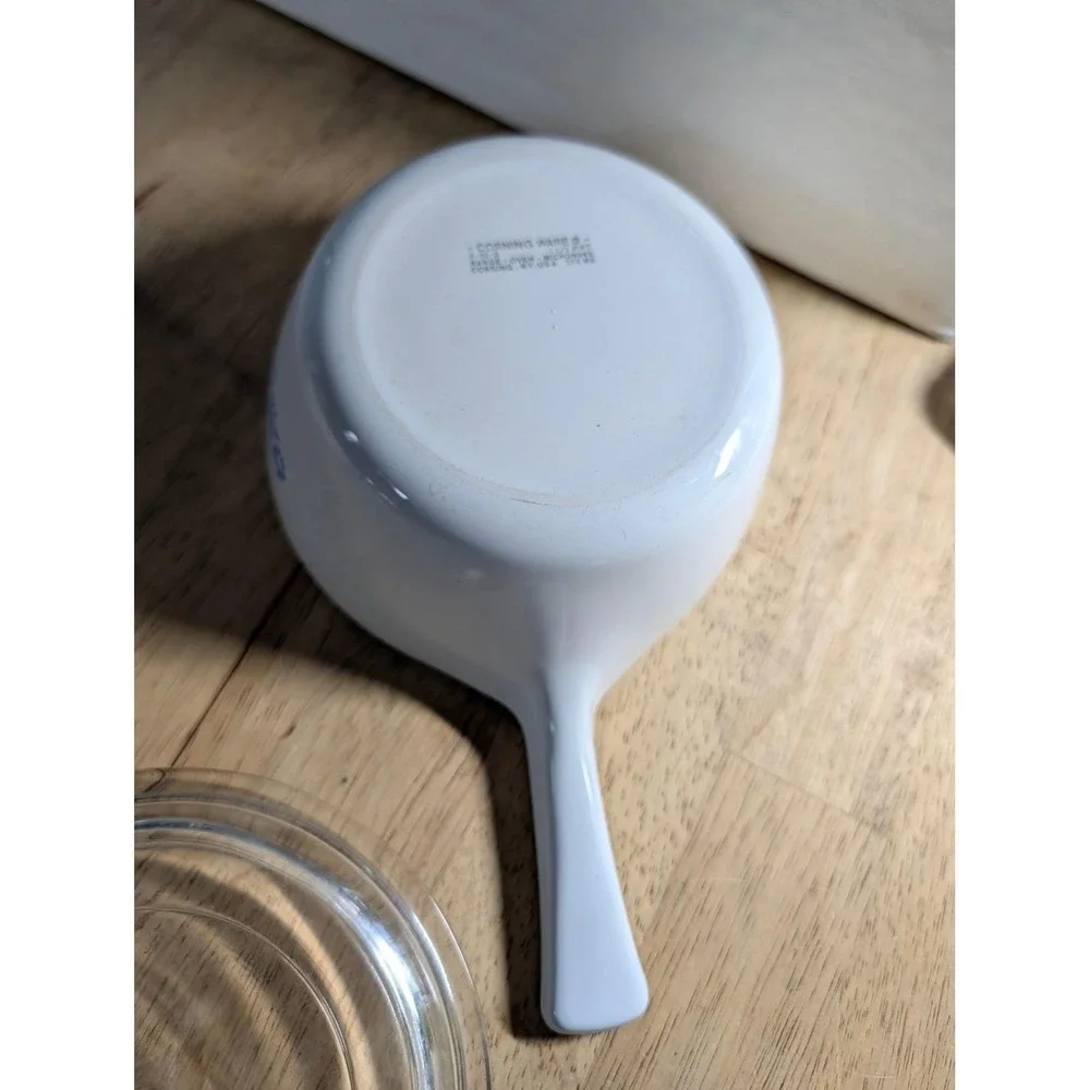 Vintage Corning Ware Blue Orng Cornflower Saucepan S P-81-B P-82-B & P-1 3/4-B